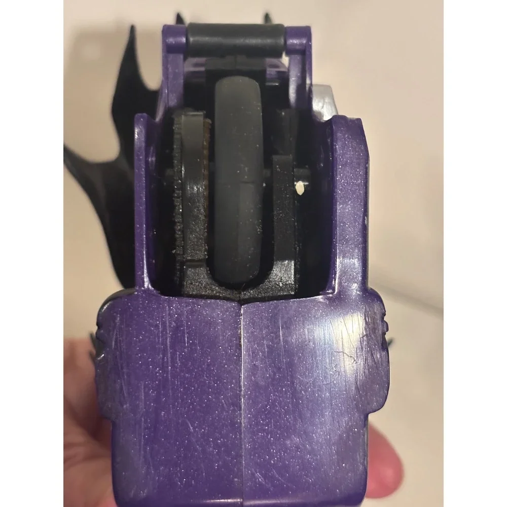 DC Comics Batman Batcycle Action Figure Purple Black Good Preowned
